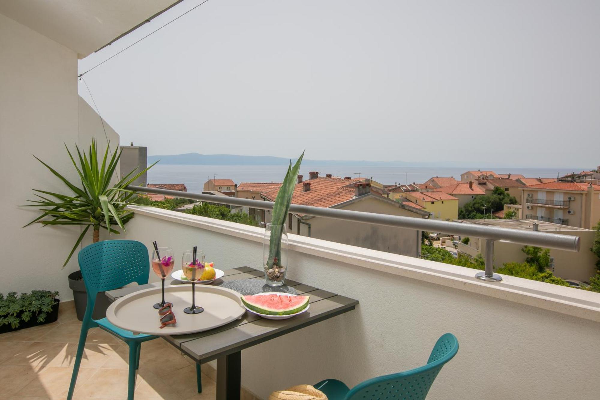 Sea View Ela Apartments Podgora Phòng bức ảnh