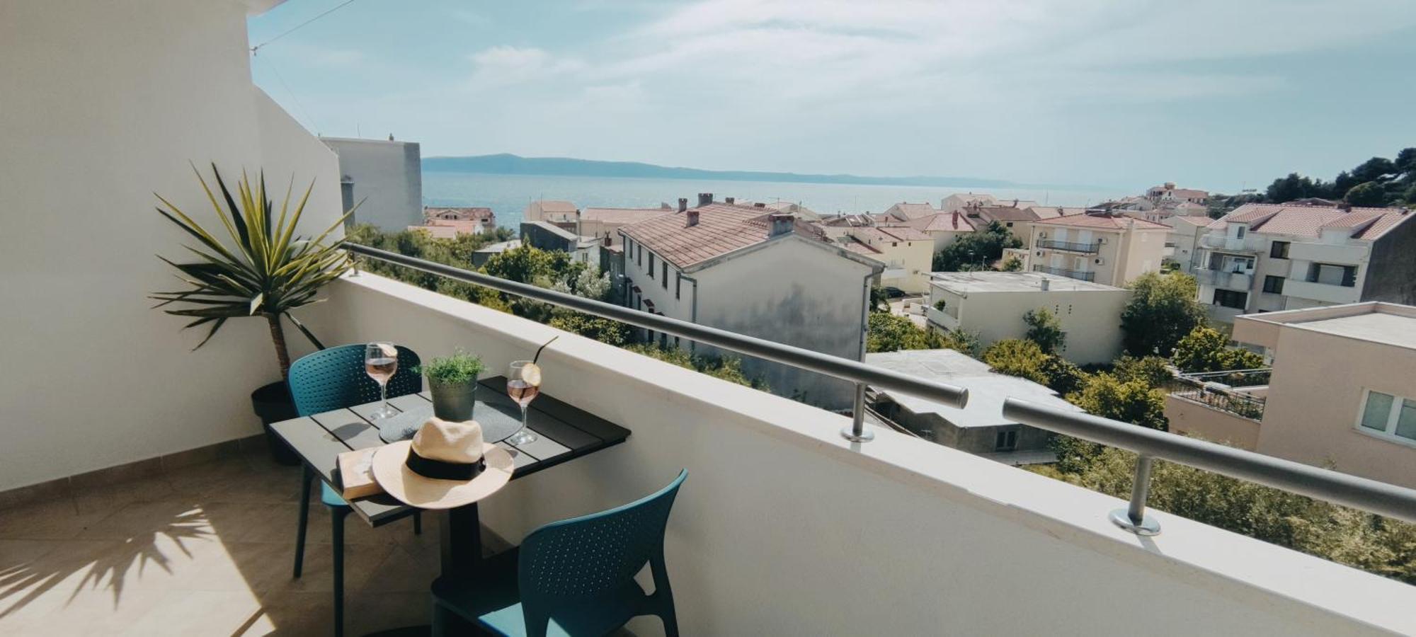 Sea View Ela Apartments Podgora Ngoại thất bức ảnh